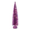 Vickerman 16"-20"-24" Pink Lit Bottle Brush Tree Set. view 2
