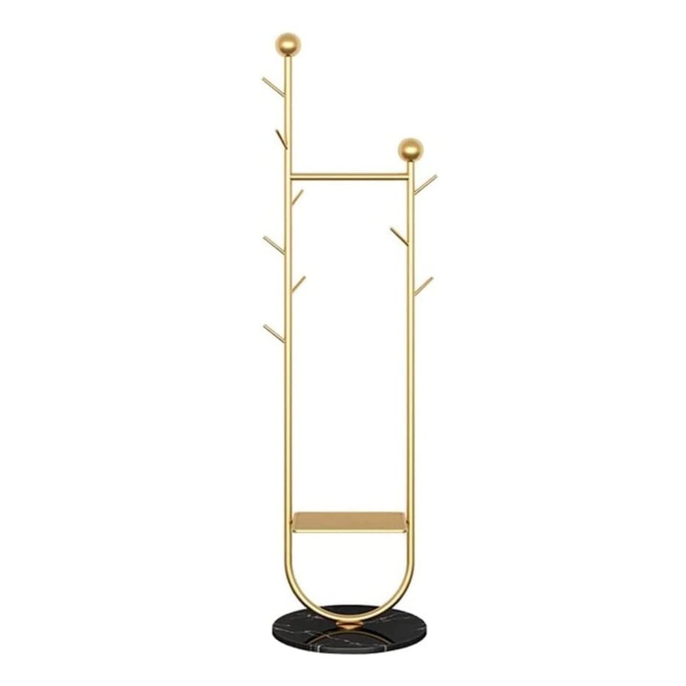ZGSXQT Coat Rack Modern Metal Coat Rack Hall Coat Tree With 9 Hooks And Marble Base For Coats Hats Bags Coat Rack Stand (Color : D, Size : 175 * 32cm) (C 175 * 32cm)