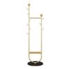 ZGSXQT Coat Rack Modern Metal Coat Rack Hall Coat Tree With 9 Hooks And Marble Base For Coats Hats Bags Coat Rack Stand (Color : D, Size : 175 * 32cm) (C 175 * 32cm) view 1