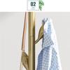 ZGSXQT Coat Rack Modern Style Coat Racks Freestanding Clothing Stand Hall Coat Tree With Marble Base And Hooks Coat Rack Stand (Color : D, Size : 175 * 30cm) (A 175 * 30cm) view 4