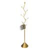 ZGSXQT Coat Rack Matal Coat Rack With Hooks Craetive Coat Rack Tree Entryway Coat Stand For Home Bedroom Coat Rack Stand (Color : Black, Size : 175 * 28cm) (Gold 175 * 28cm) view 1