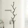 ZGSXQT Coat Rack Matal Coat Rack With Hooks Craetive Coat Rack Tree Entryway Coat Stand For Home Bedroom Coat Rack Stand (Color : Black, Size : 175 * 28cm) (Gold 175 * 28cm) view 4