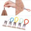 5pcs StainlessSteel Clips Household Sundries Hook Clip Simple Clothespin Socks Clothes Clamps Towel Holder Hanging Clips view 2