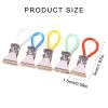 5pcs StainlessSteel Clips Household Sundries Hook Clip Simple Clothespin Socks Clothes Clamps Towel Holder Hanging Clips view 4