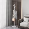 ZGSXQT Coat Rack Freestanding Standing Coat Hanger Standing Coat Rack Floor Single-pole Hanger Modern Marble Base Coat Rack Bedroom Living Room Corridor Vert (B Black background) (B White background) view 4