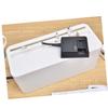 DOITOOL Plastic Wire Storage Box for Power Strips and Cables, White view 4