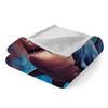 3D Shark Throw Blanket, Underwater World Fleece Blanket for Couch Bed Sofa, Ocean Animals Blankets and Throws, Sea Blue Super Soft Cozy Plush Flannel Blanket 40x50, Decor & Gift view 4