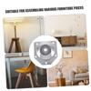 GAROZATION 6sets Telescopic Support Legs for Height of Furniture Flange Feet for Sofas Chairs and Cabinets Includes Connecting Washers for Easy Assembly view 3