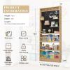 AKFJOSGE Behind Door Bookshelf,Toddler Bookshelf,Storage Cabinets,Organizer for Toys and Books,Storage Rack with Perforated Board,for Living Room, Children's Room, Study Room, etc. view 2