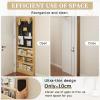 AKFJOSGE Behind Door Bookshelf,Toddler Bookshelf,Storage Cabinets,Organizer for Toys and Books,Storage Rack with Perforated Board,for Living Room, Children's Room, Study Room, etc. view 3