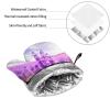 Lavender Flower Oven Mitts and Pot Holders 4-Piece Set, Extended Kitchen Gloves and Pan Racks, Heat Resistant Oven Gloves Hot Pads Non-Slip Cooking Gloves Potholders Gifts for Women view 2