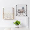 Wiywef Metal Wire Wall Mounted Magazine Holder, Wall Hanging Organizer Holder for Files, Newspapers, Magazines Rack for Office Home view 4