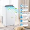 Small Air Conditioner 14,000 BTU with Built-In Dehumidifier - Portable AC Unit for Rooms Up to 750 Sq Ft - Sleep Mode, Swing Fan, 24H Timer, Remote Control, Window Kit, White view 2