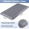 4/5 Inch Thick Kitchen Mats for Floor, StepRite Kitchen Rug for Standing Desk, Non-Slip, Thicker, Stain & Water Resistant, Comfort Anti Fatigue Floor Mat for Home, Kitchen, Office - Grey,32 * 20'' view 2
