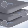 4/5 Inch Thick Kitchen Mats for Floor, StepRite Kitchen Rug for Standing Desk, Non-Slip, Thicker, Stain & Water Resistant, Comfort Anti Fatigue Floor Mat for Home, Kitchen, Office - Grey,32 * 20'' view 3