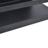 Magnetic Fridge Rack, Space Saving Organizer Black Shelf on Refrigerator, Kitchen Paper Towel Holder, Foldable Design (Black) view 3