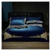 Luxury Satin Egyptian Cotton Gold Embroidery Bedding Set Duvet Cover Set Quilt Cover Bed Comforter Set Fitted Sheet Pillowcases,Bed Sheets view 4