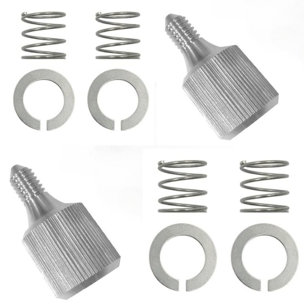 2Pack Knob Thumb Screw Compatible With KitchenAid Mixers, Stainless Steel Mixer Screw Replacements and 4Pack Stainless Steel Spring and Washer Kit Compatible with Kitchenaid Mixer Accessories