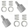 2Pack Knob Thumb Screw Compatible With KitchenAid Mixers, Stainless Steel Mixer Screw Replacements and 4Pack Stainless Steel Spring and Washer Kit Compatible with Kitchenaid Mixer Accessories view 1