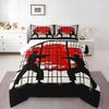 Feelyou Taekwondo Comforter Set Toddler Size Kids Japanese Style Bedding Set for Boys Girls Teens Red Sun Comforter Breathable Duvet Set Room Decor Quilt Set view 2