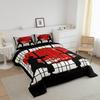 Feelyou Taekwondo Comforter Set Toddler Size Kids Japanese Style Bedding Set for Boys Girls Teens Red Sun Comforter Breathable Duvet Set Room Decor Quilt Set view 3
