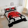 Feelyou Taekwondo Comforter Set Toddler Size Kids Japanese Style Bedding Set for Boys Girls Teens Red Sun Comforter Breathable Duvet Set Room Decor Quilt Set view 4