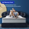 Aoowow 12 Inch King Size Mattress,Hybrid King Mattress in a Box Gel Memory Foam King Bed Mattresses with Pocket Springs,Medium Firm,Pressure Relief, 80*76*12 view 2