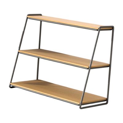 3 Layer Coffee Cup Holder Mug Shelf Glass Cup Rack Coffee Cup Stand for Living Room, Black S