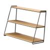 3 Layer Coffee Cup Holder Mug Shelf Glass Cup Rack Coffee Cup Stand for Living Room, Black S view 1