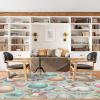 Easter Eggs Rug - Easter Rugs for Living Room - 4x5 Rug - Floral Area Rug - Rabbit Carpet - Rugs Non Slip Soft Washable - Easter Home Decor, A33 view 4