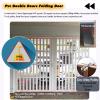 Commercial Heavy Duty PVC Folding Doors Room Dividers, Waterproof Oil Pleated Retractable Double Door for Restaurant - Space Saving | Easy to Clean(110x203cm/43.3x79.9in) view 4
