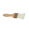 FSE WDPB002N Pastry Brush, 1-1/2" Wide, Flat, sterilized Nylon bristles, Bound by Brown Plastic Ferrule, Wood Handle view 1