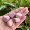 1/2 Pound Rhodonite Tumbled Stones, Polished Rhodonite Rock, Genuine Rhodonite Stone Bulk Lot view 3