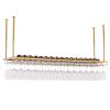 Ceiling Rack, Vintage Bottle Rack,All Mounted Display Rack Floating Shelf, Adjustable Height (Size : 120cm) view 1