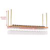 Ceiling Rack, Vintage Bottle Rack,All Mounted Display Rack Floating Shelf, Adjustable Height (Size : 120cm) view 2