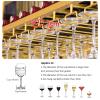 Ceiling Rack, Vintage Bottle Rack,All Mounted Display Rack Floating Shelf, Adjustable Height (Size : 120cm) view 3
