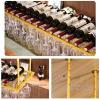 Ceiling Rack, Vintage Bottle Rack,All Mounted Display Rack Floating Shelf, Adjustable Height (Size : 120cm) view 4