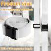 Adjustable Bed Sheet Straps, 26 ft Bed Sheet Fasteners, Bed Sheet Clips, Elastic Sheet Straps Sheet Holders Keep Sheets Firm and Tight, Oxford Cloth Bed Sheet Holder, for Queen Bed King Bed view 3