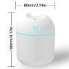 Humidifiers for Bedroom,250ml Easy To Fill & Clean,Quiet Ultrasonic Mini Humidifier with 2 Mist Modes and Color Nightlight,Auto Shut-Off Travel Humidifier for Home Indoor Nursery Plants view 2