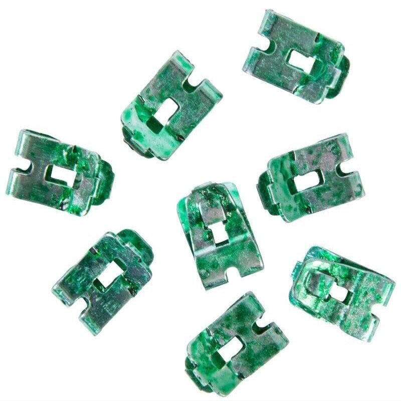 For GB GGC-1508 PACK (8) GREEN ZINC ELECTRICAL GROUNDING CLIPS 6109938