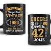 Trendy Age Perfection Since 1983 Happy 42 Years Old Birthday Cheering Beer Lovers Personalized Names Gifts Idea Novelty Coffee Mugs 11oz 15oz view 1