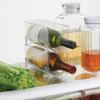 iDesign Stackable Bottle Holder for Water or Wine Bottles - Set of 4 - Clear view 3