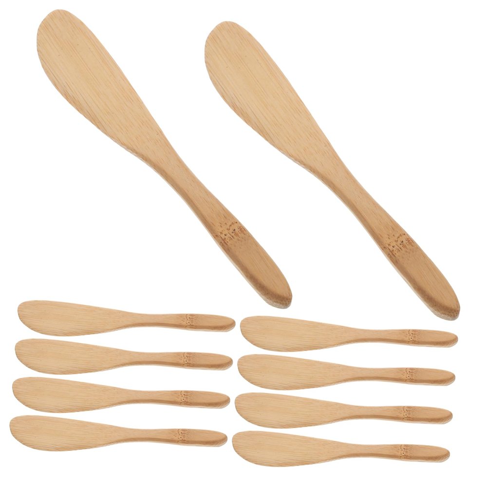 Anneome 10pcs Butter Spreader Multi-functional Cheese Spatula for Easy Spreading and Cutting Heat Insulated Kitchen Utensils for Home Cooking and Baking
