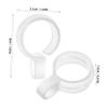 Alipis 24pcs Windproof Hanger Hook Laundry Clips for Clothes Drying Portable Outdoor Coat Hanger Buckle Fits Rods Easy to Use Lightweight Plastic Design view 2