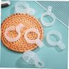 Alipis 24pcs Windproof Hanger Hook Laundry Clips for Clothes Drying Portable Outdoor Coat Hanger Buckle Fits Rods Easy to Use Lightweight Plastic Design view 3