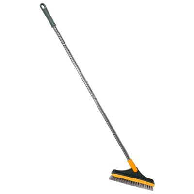 CHILDWEET Floor Cleaning Brush Long Handle Multi-Purpose Bathroom Shower Scrubber for Grout and Tile Corners Random Color