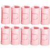 GLSTOY 10pcs Bed Sheet Fixing Clips Anti-Slip Quilt Holders for Home Hotel Versatile Snack Sealing Clips Simple Design Strong Grip Pink Color view 1