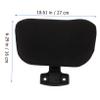 Yardenfun Adjustable Computer Chair Headrest with Clip Mount, Black Mesh view 2
