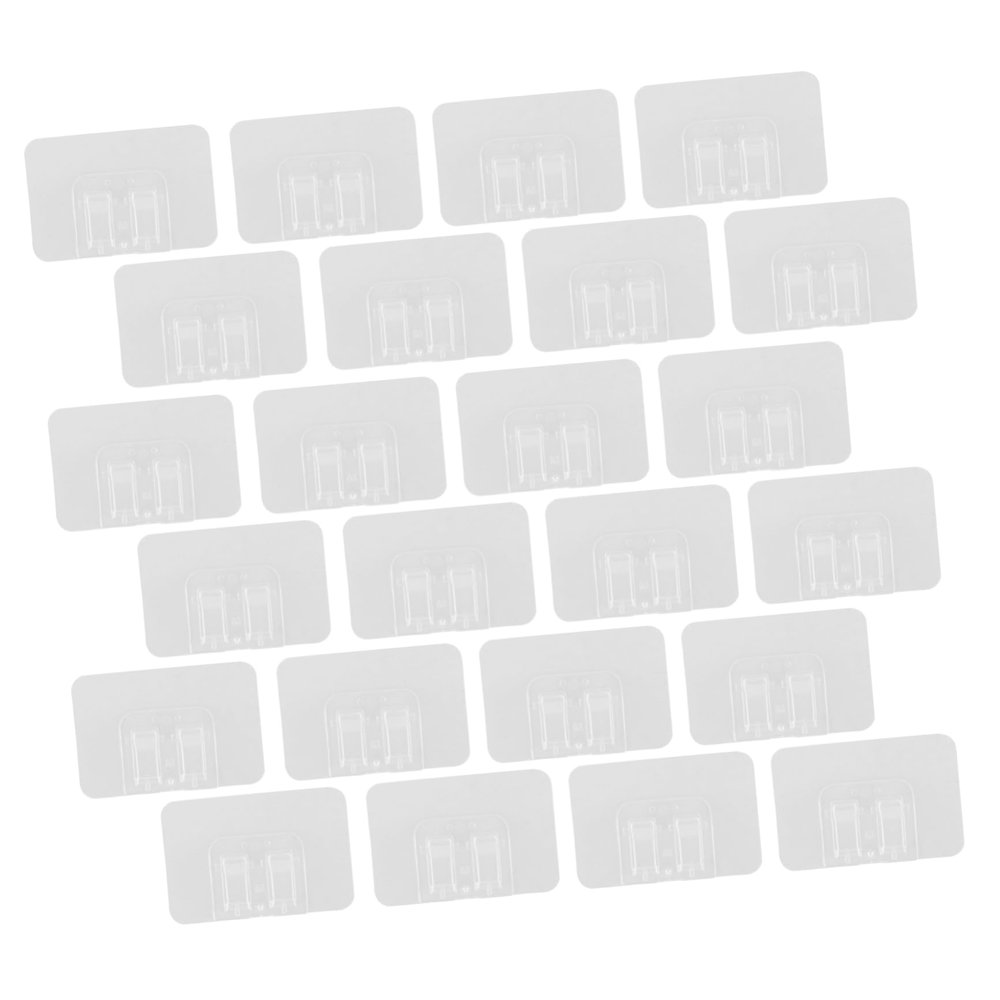 50Pcs Outdoor String Light Hooks, Adhesive Clips for Christmas Decorations