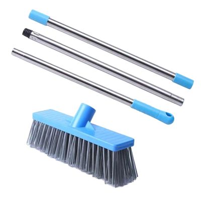 Long Handle Floor Scrub Brush with Stiff Bristles, Shower Cleaner